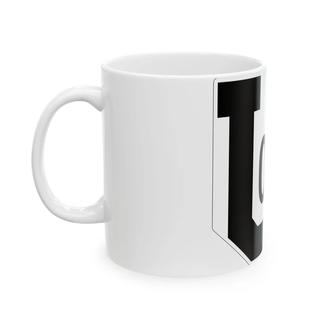 Utah 00 1954 template (Utah) (Road Sign) White Coffee Mug - Go Mug Yourself