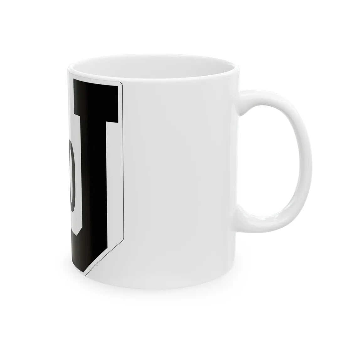 Utah 00 1954 template (Utah) (Road Sign) White Coffee Mug - Go Mug Yourself