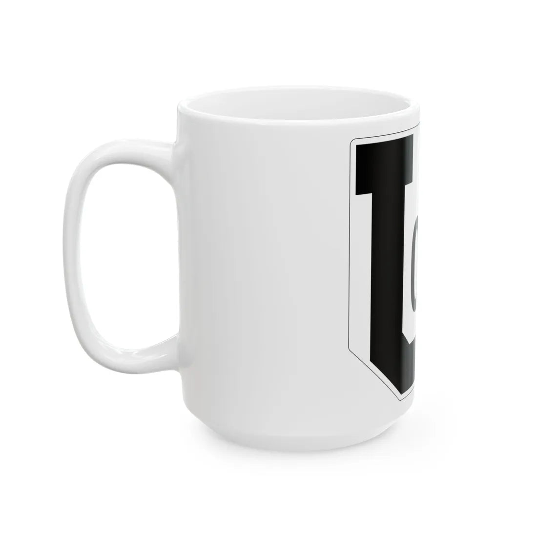 Utah 00 1954 template (Utah) (Road Sign) White Coffee Mug - Go Mug Yourself