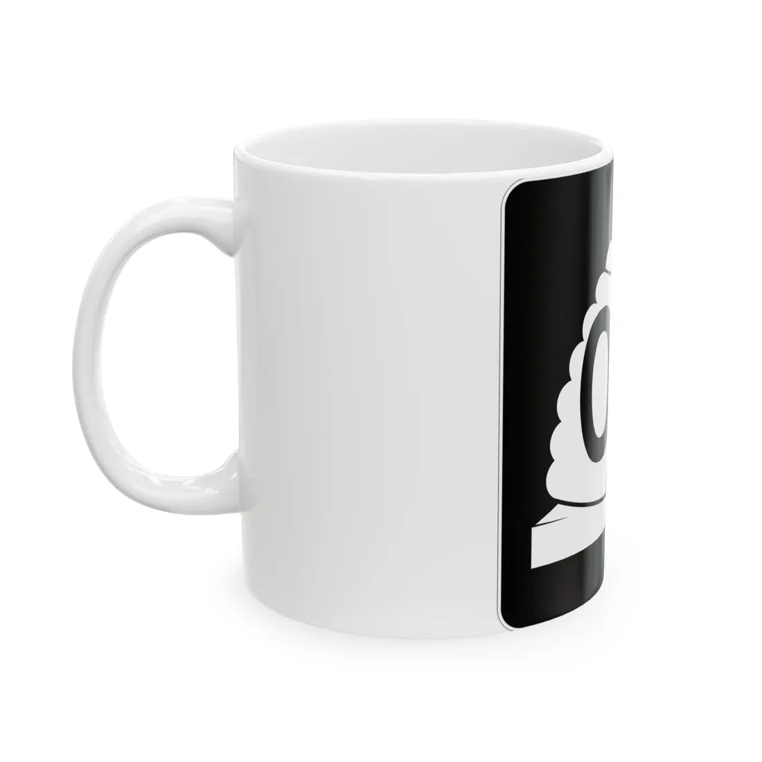 Utah 00 1966 template (Utah) (Road Sign) White Coffee Mug - Go Mug Yourself