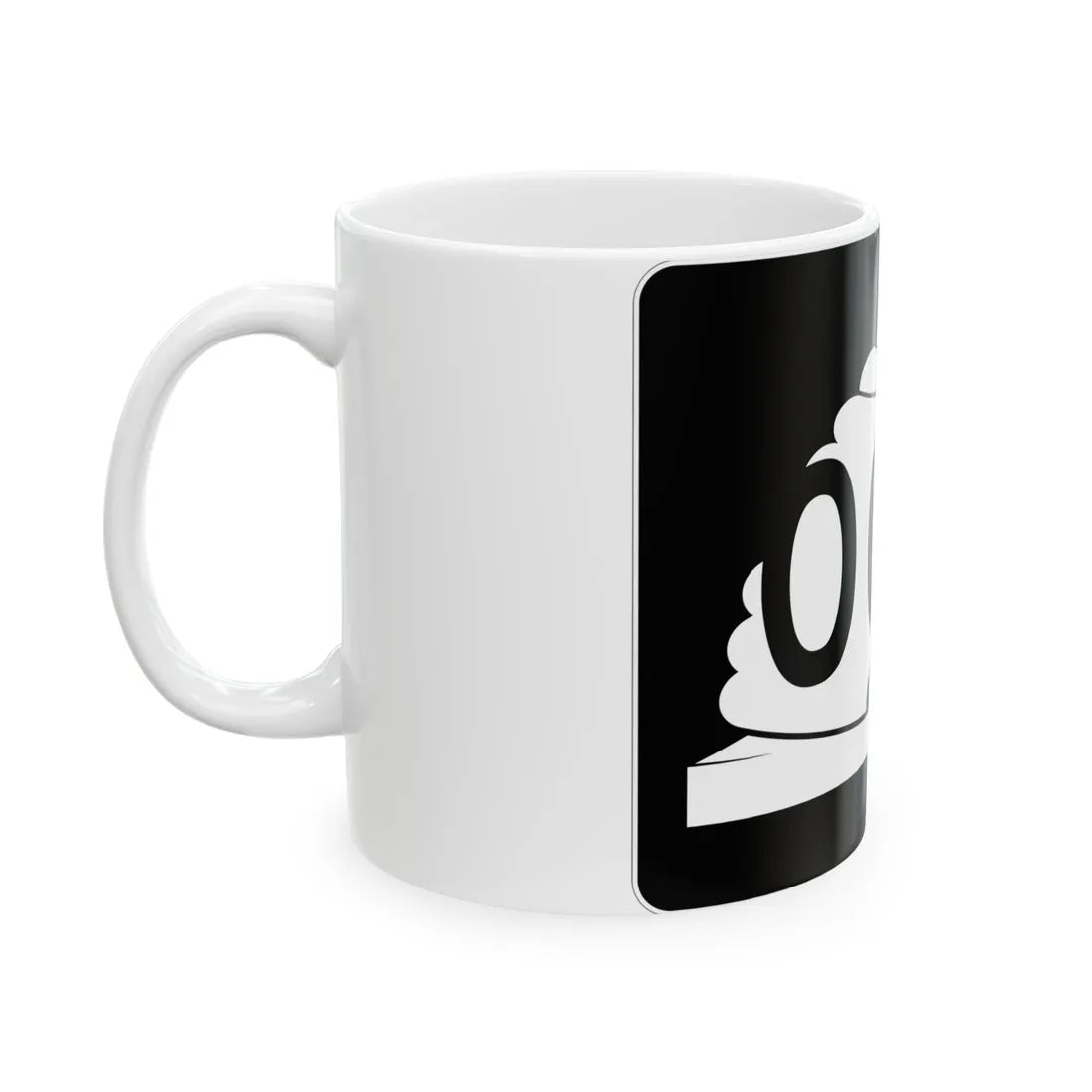 Utah 000 1966 template (Utah) (Road Sign) White Coffee Mug - Go Mug Yourself