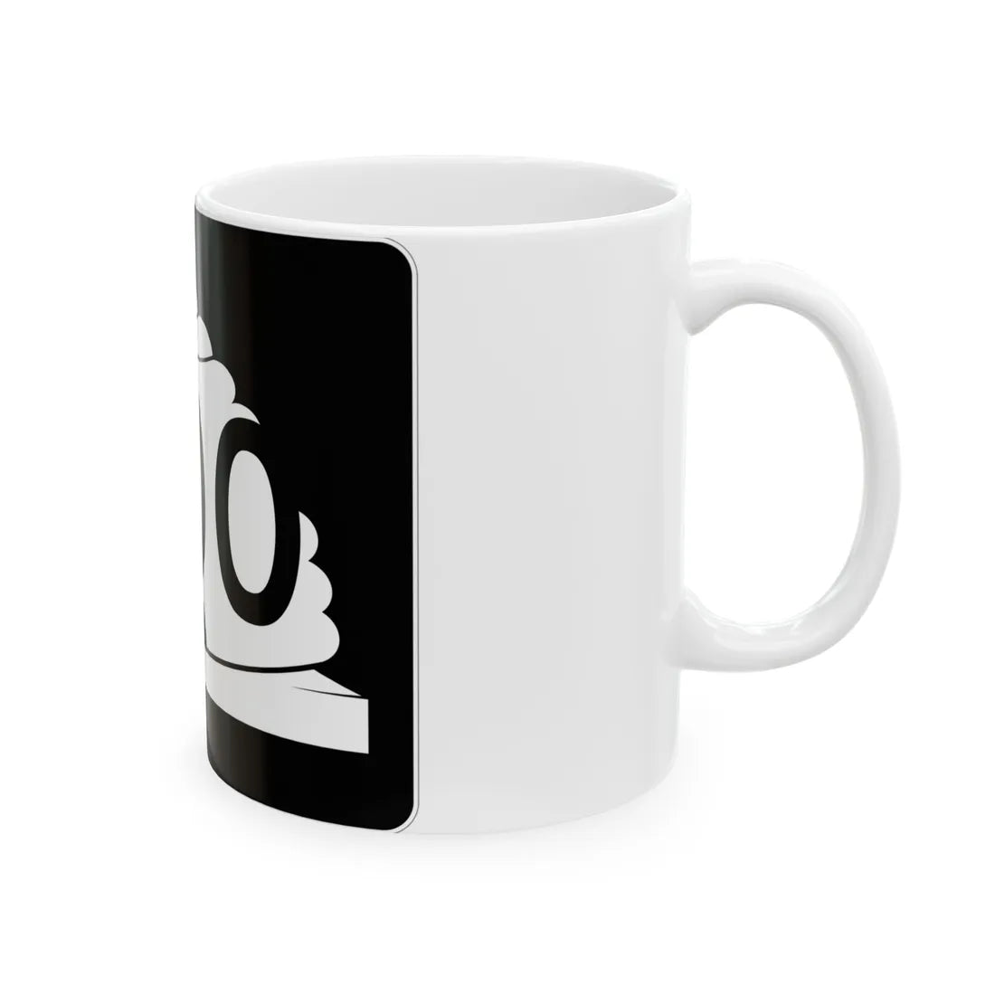 Utah 000 1966 template (Utah) (Road Sign) White Coffee Mug - Go Mug Yourself