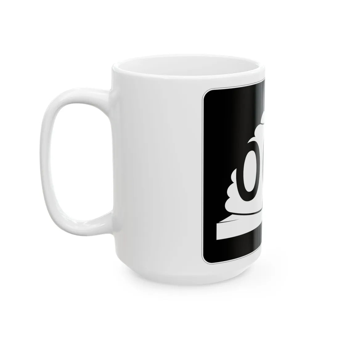Utah 000 1966 template (Utah) (Road Sign) White Coffee Mug - Go Mug Yourself
