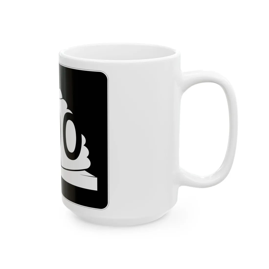 Utah 000 1966 template (Utah) (Road Sign) White Coffee Mug - Go Mug Yourself