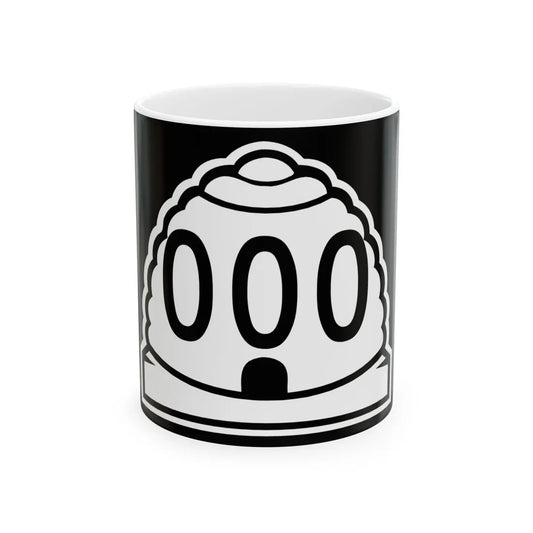 Utah 000 template (Utah) (Road Sign) White Coffee Mug 11oz - Go Mug Yourself