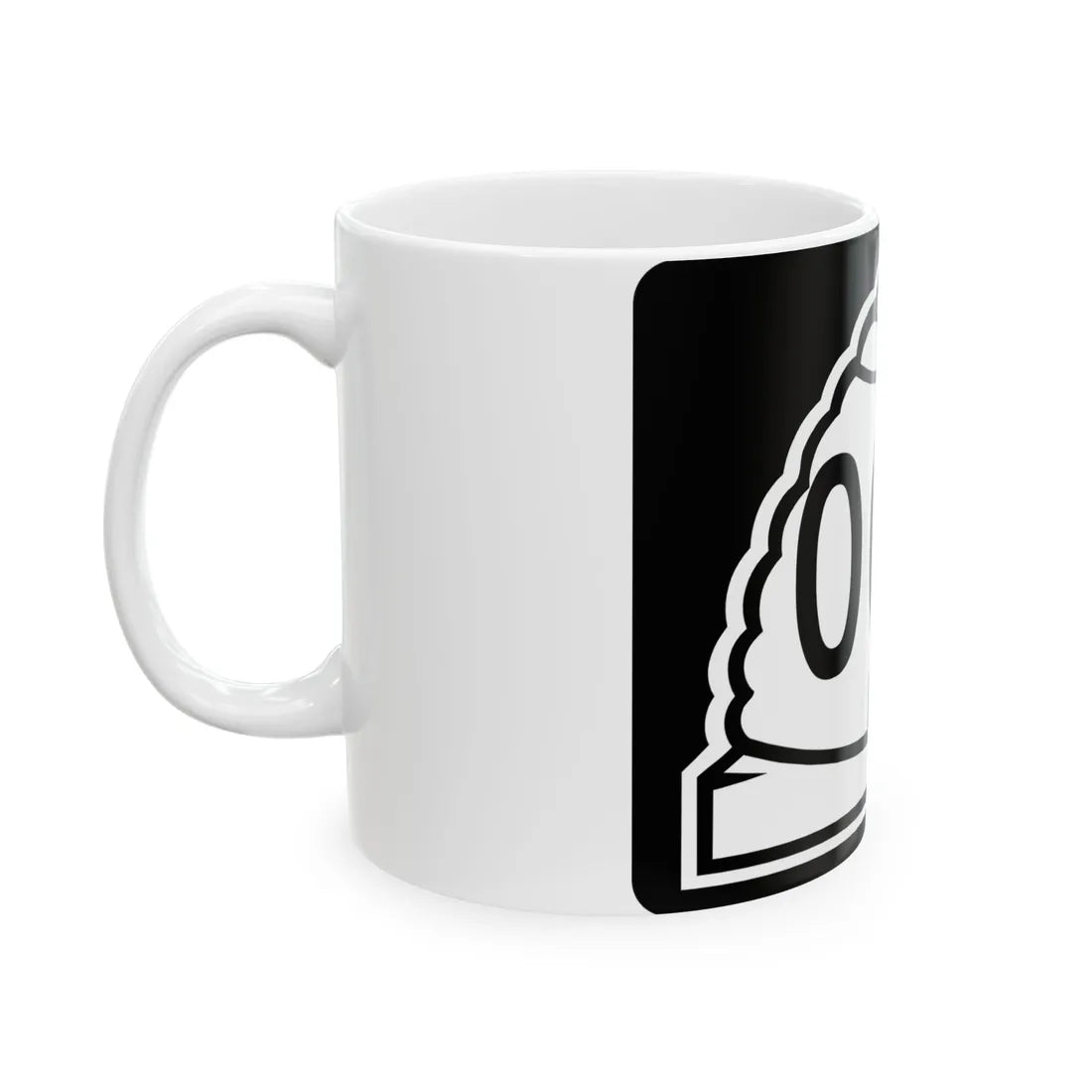 Utah 000 template (Utah) (Road Sign) White Coffee Mug - Go Mug Yourself