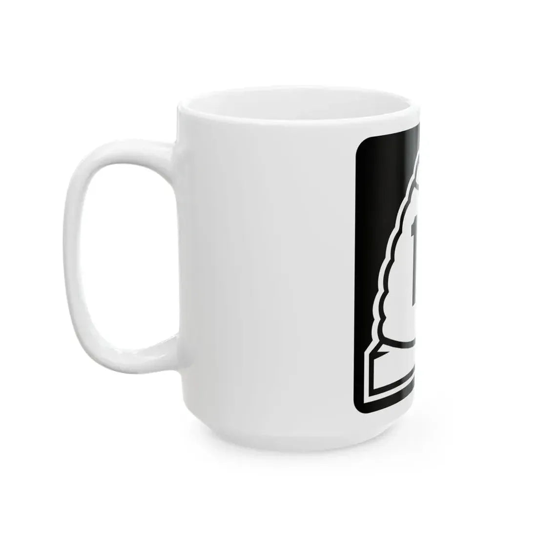 Utah 10 (Utah) (Road Sign) White Coffee Mug - Go Mug Yourself