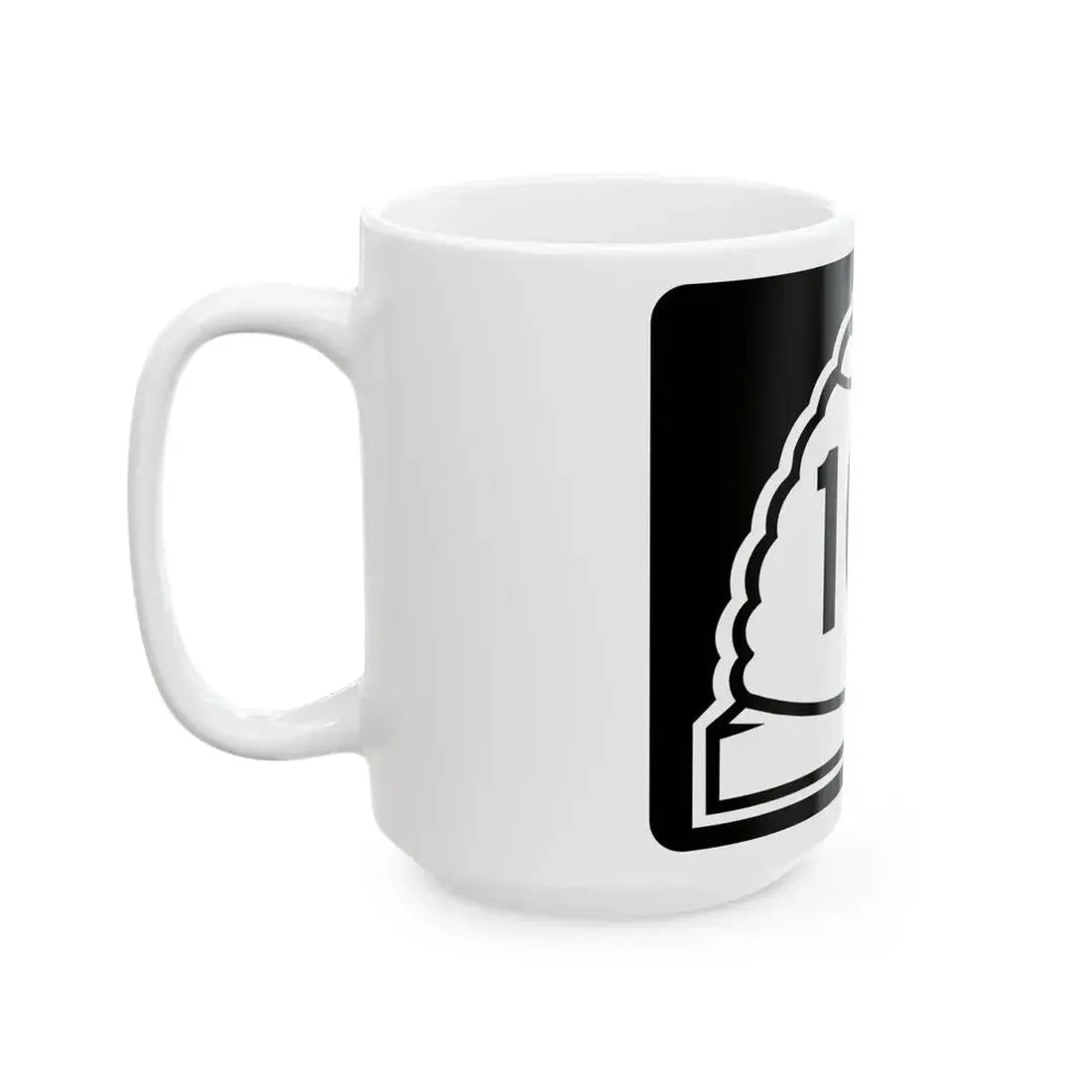 Utah 101 (Utah) (Road Sign) White Coffee Mug - Go Mug Yourself