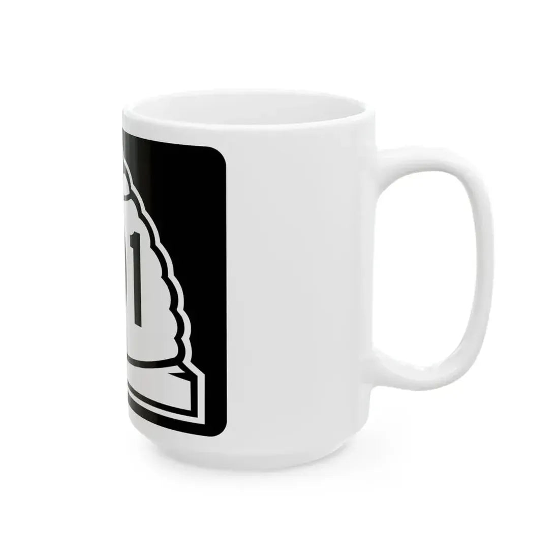 Utah 101 (Utah) (Road Sign) White Coffee Mug - Go Mug Yourself