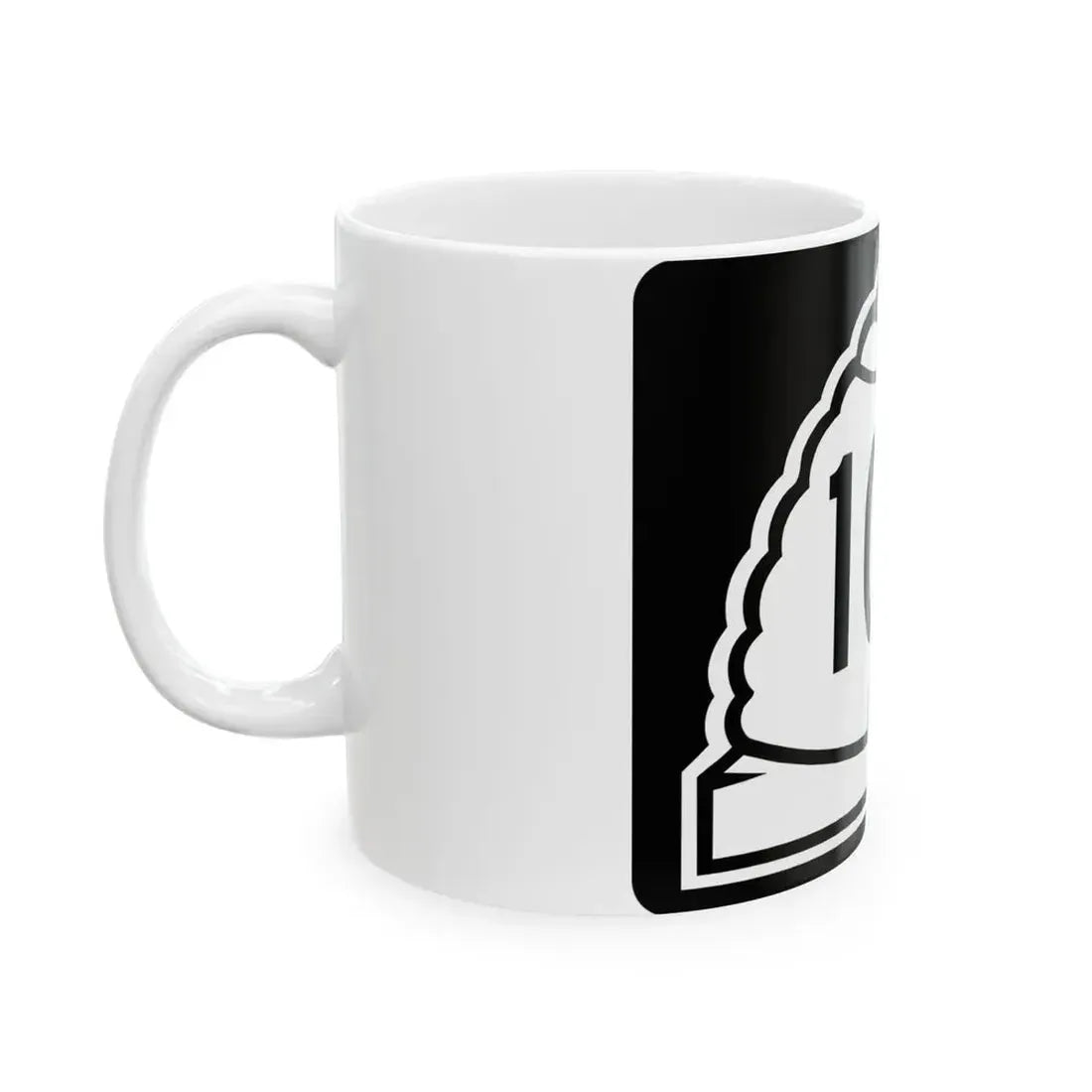 Utah 103 (Utah) (Road Sign) White Coffee Mug - Go Mug Yourself