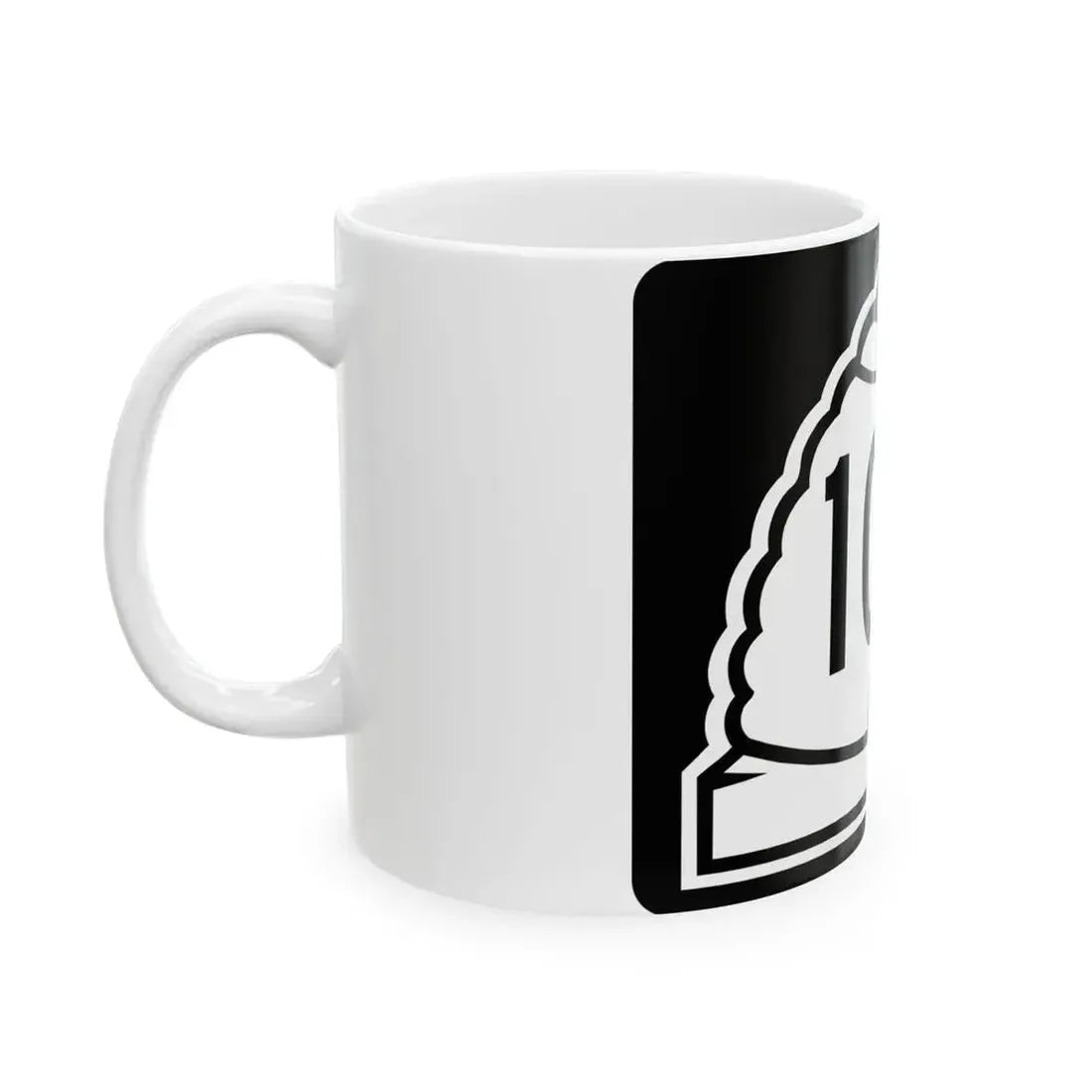 Utah 106 (Utah) (Road Sign) White Coffee Mug - Go Mug Yourself