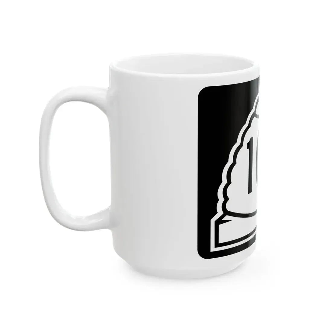 Utah 106 (Utah) (Road Sign) White Coffee Mug - Go Mug Yourself