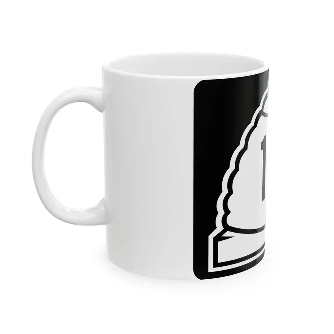 Utah 111 (Utah) (Road Sign) White Coffee Mug - Go Mug Yourself