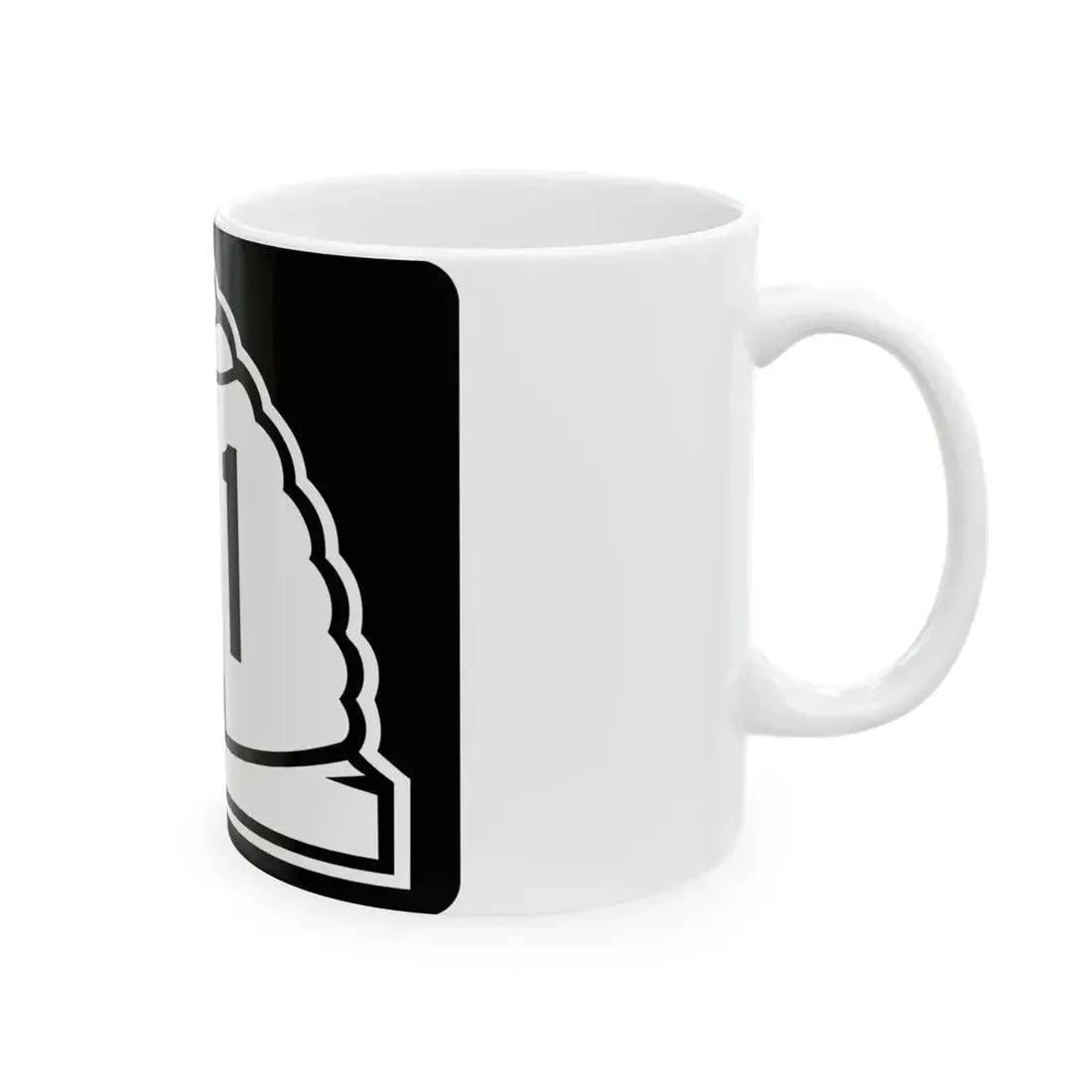 Utah 111 (Utah) (Road Sign) White Coffee Mug - Go Mug Yourself