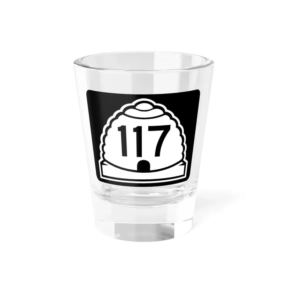 Utah 117 (Utah) (Road Sign) Shot Glass 1.5oz 1.5oz - Go Mug Yourself