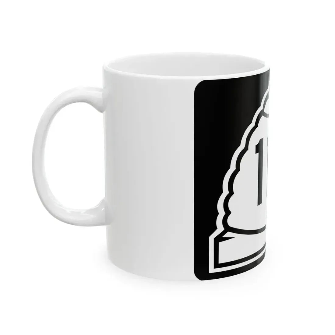 Utah 118 (Utah) (Road Sign) White Coffee Mug - Go Mug Yourself