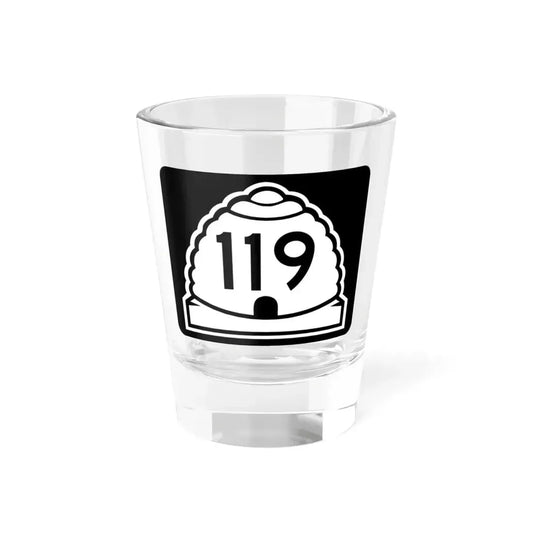 Utah 119 (Utah) (Road Sign) Shot Glass 1.5oz 1.5oz - Go Mug Yourself