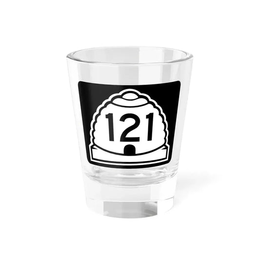 Utah 121 (Utah) (Road Sign) Shot Glass 1.5oz 1.5oz - Go Mug Yourself