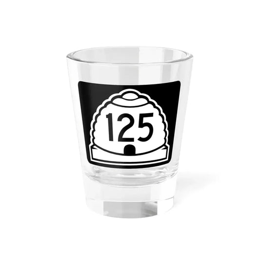 Utah 125 (Utah) (Road Sign) Shot Glass 1.5oz 1.5oz - Go Mug Yourself