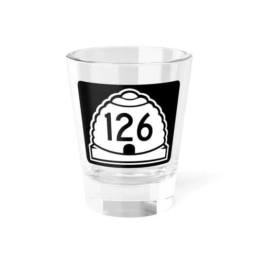 Utah 126 (Utah) (Road Sign) Shot Glass 1.5oz 1.5oz - Go Mug Yourself
