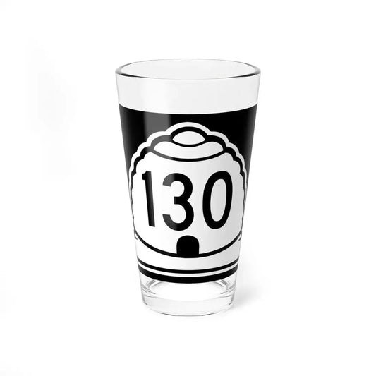 Utah 130 (Utah) (Road Sign) Pint Glss 16oz 16oz - Go Mug Yourself
