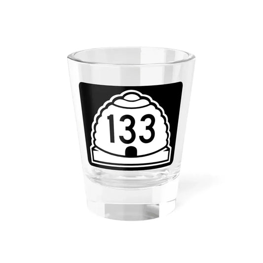 Utah 133 (Utah) (Road Sign) Shot Glass 1.5oz 1.5oz - Go Mug Yourself