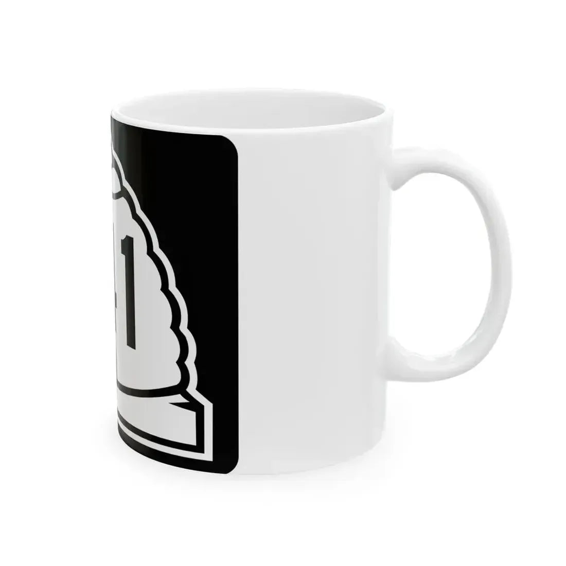 Utah 141 (Utah) (Road Sign) White Coffee Mug - Go Mug Yourself