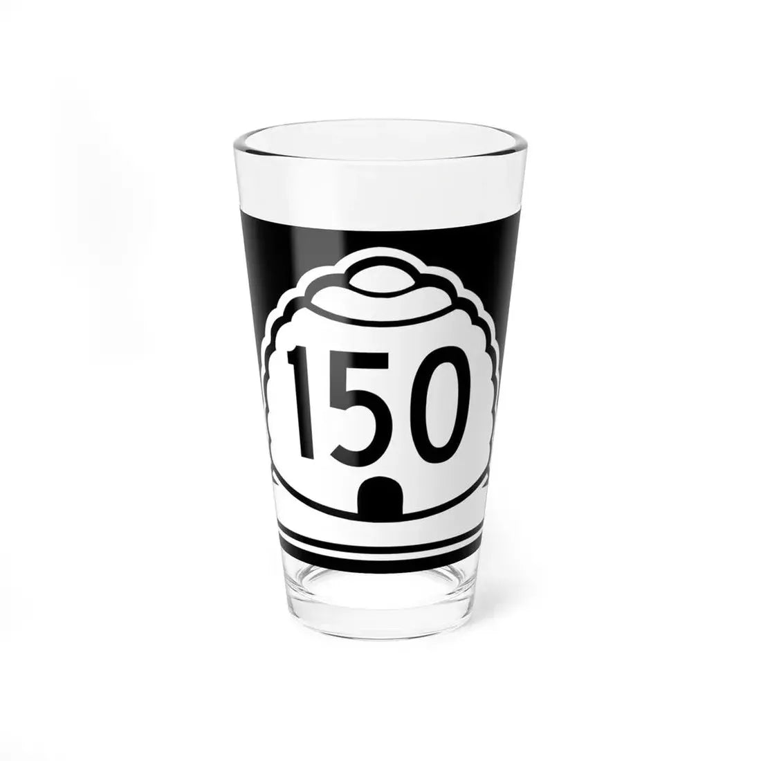 Utah 150 (Utah) (Road Sign) Pint Glss 16oz 16oz - Go Mug Yourself