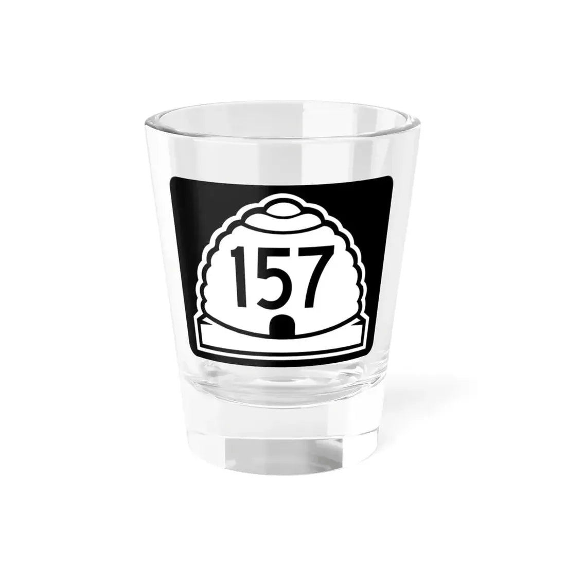Utah 157 (Utah) (Road Sign) Shot Glass 1.5oz 1.5oz - Go Mug Yourself