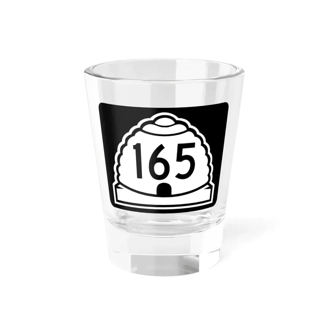 Utah 165 (Utah) (Road Sign) Shot Glass 1.5oz 1.5oz - Go Mug Yourself