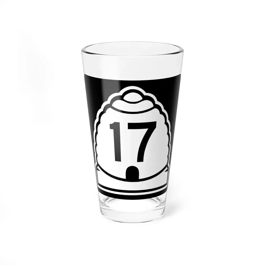 Utah 17 (Utah) (Road Sign) Pint Glss 16oz 16oz - Go Mug Yourself