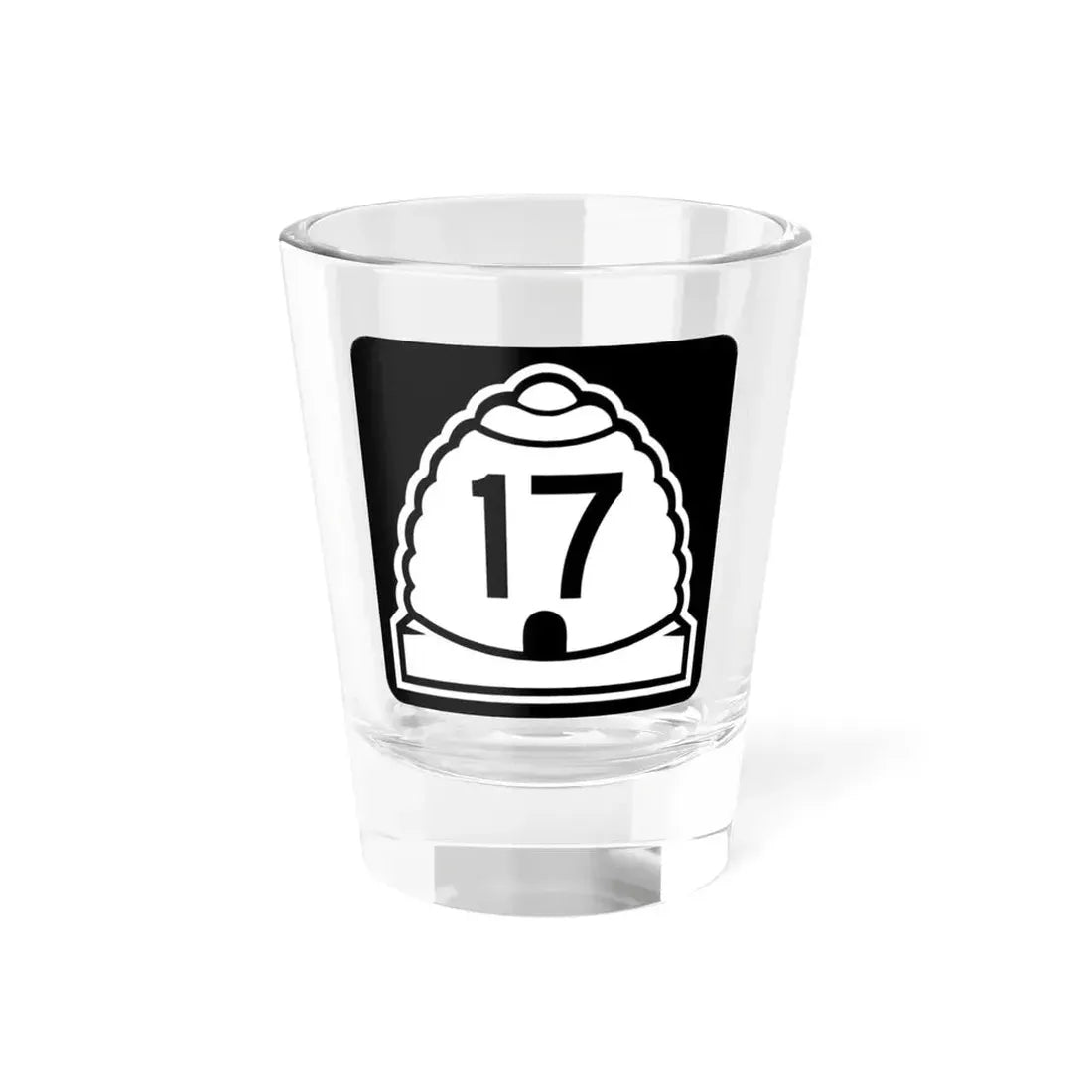 Utah 17 (Utah) (Road Sign) Shot Glass 1.5oz 1.5oz - Go Mug Yourself