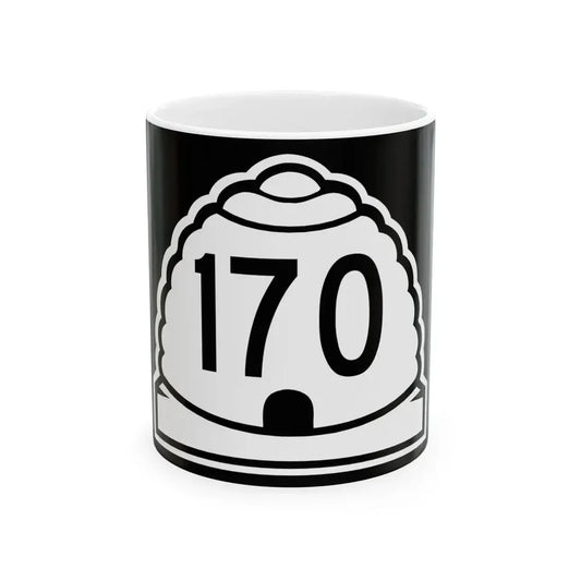 Utah 170 (Utah) (Road Sign) White Coffee Mug 11oz - Go Mug Yourself