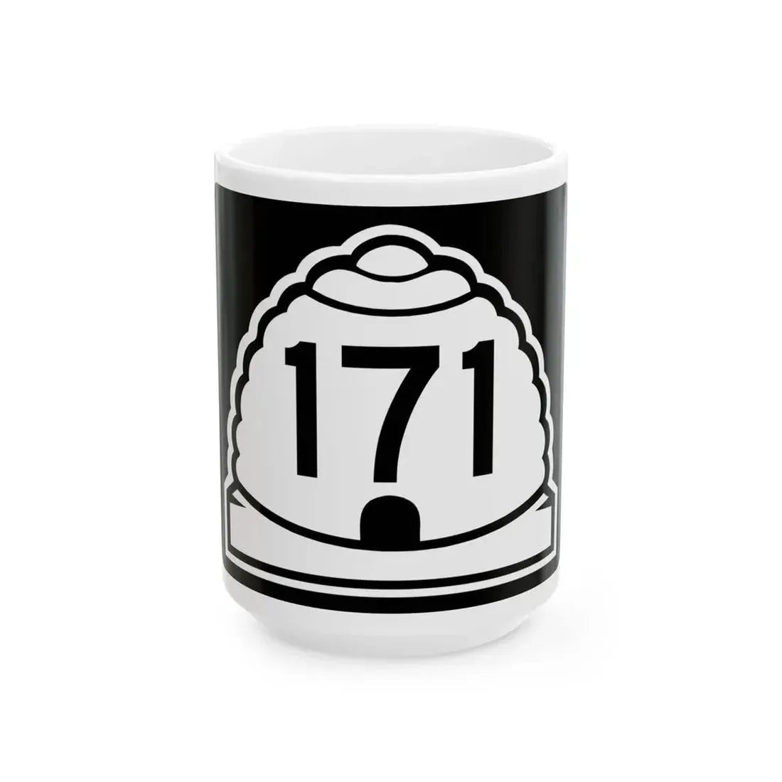 Utah 171 (Utah) (Road Sign) White Coffee Mug 15oz - Go Mug Yourself