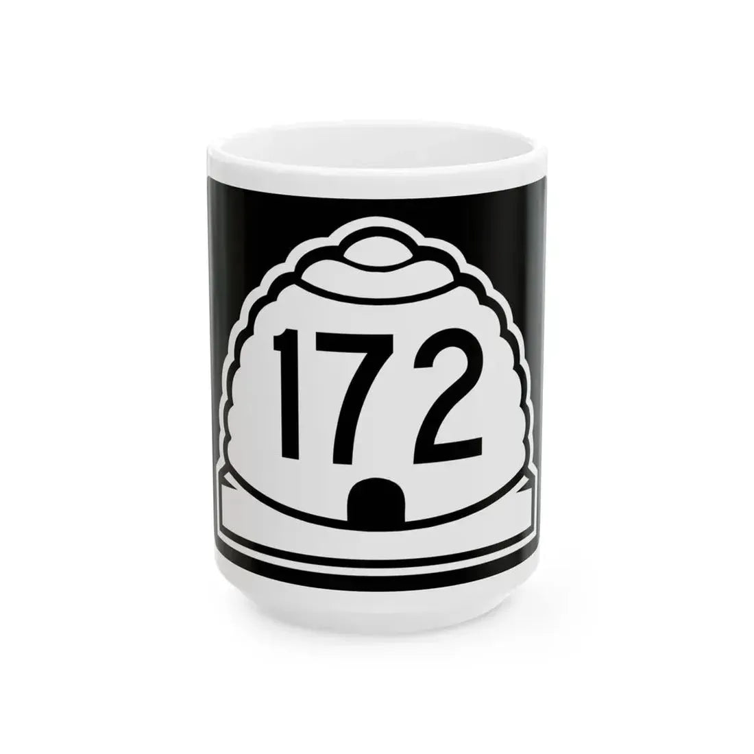 Utah 172 (Utah) (Road Sign) White Coffee Mug 15oz - Go Mug Yourself