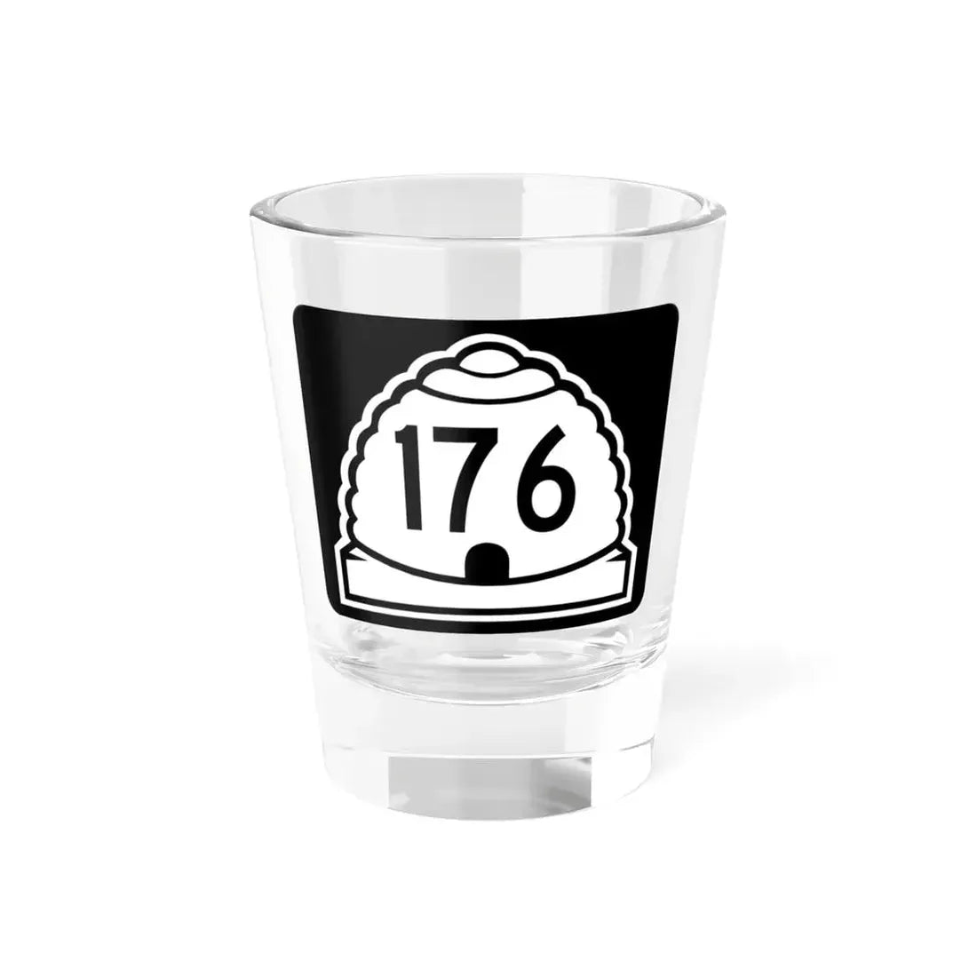 Utah 176 (Utah) (Road Sign) Shot Glass 1.5oz 1.5oz - Go Mug Yourself