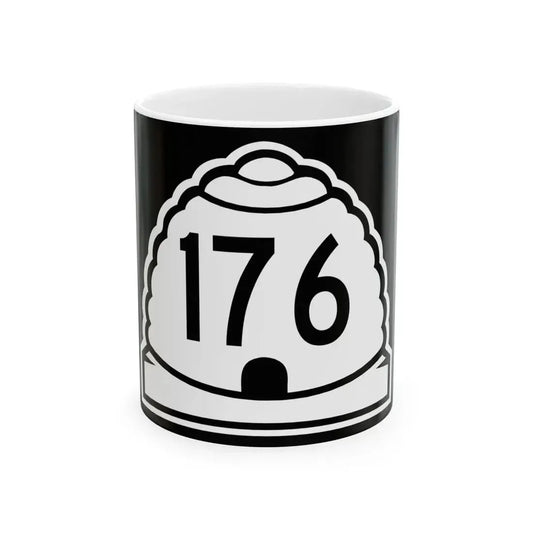 Utah 176 (Utah) (Road Sign) White Coffee Mug 11oz - Go Mug Yourself