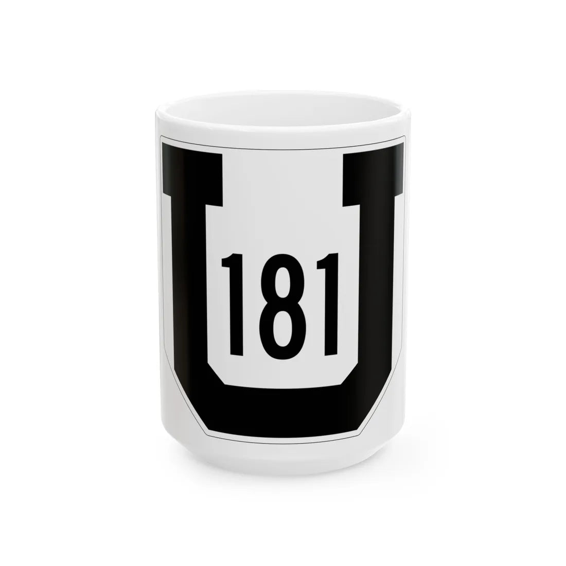 Utah 181 1954 (Utah) (Road Sign) White Coffee Mug 15oz - Go Mug Yourself