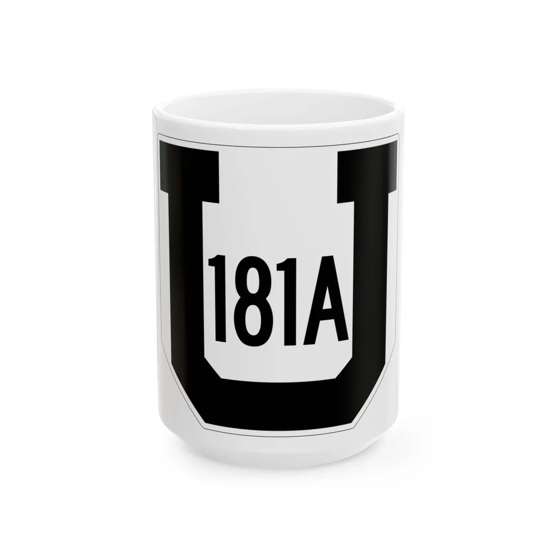 Utah 181A 1954 (Utah) (Road Sign) White Coffee Mug 15oz - Go Mug Yourself