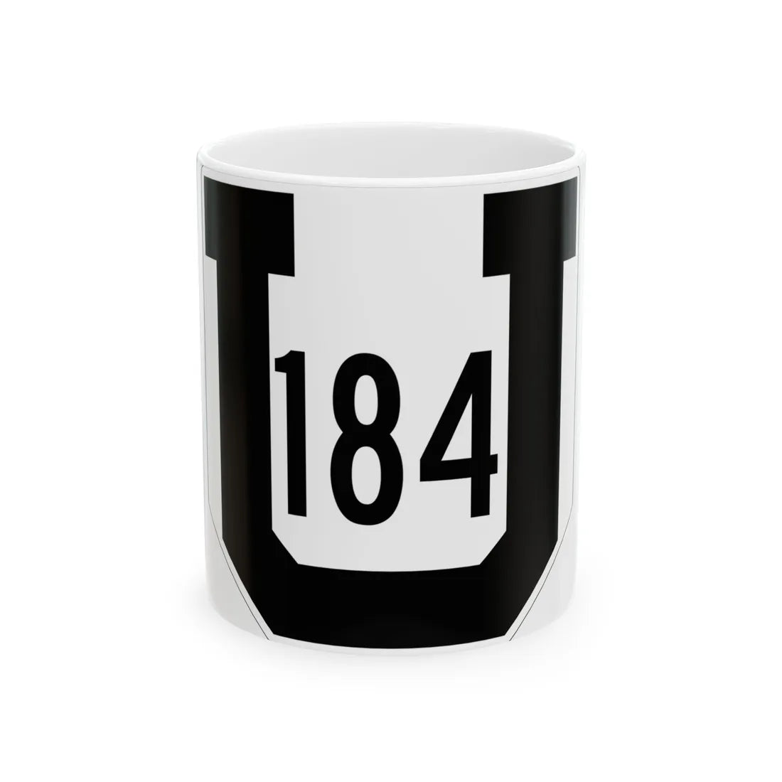 Utah 184 1954 (Utah) (Road Sign) White Coffee Mug 11oz - Go Mug Yourself