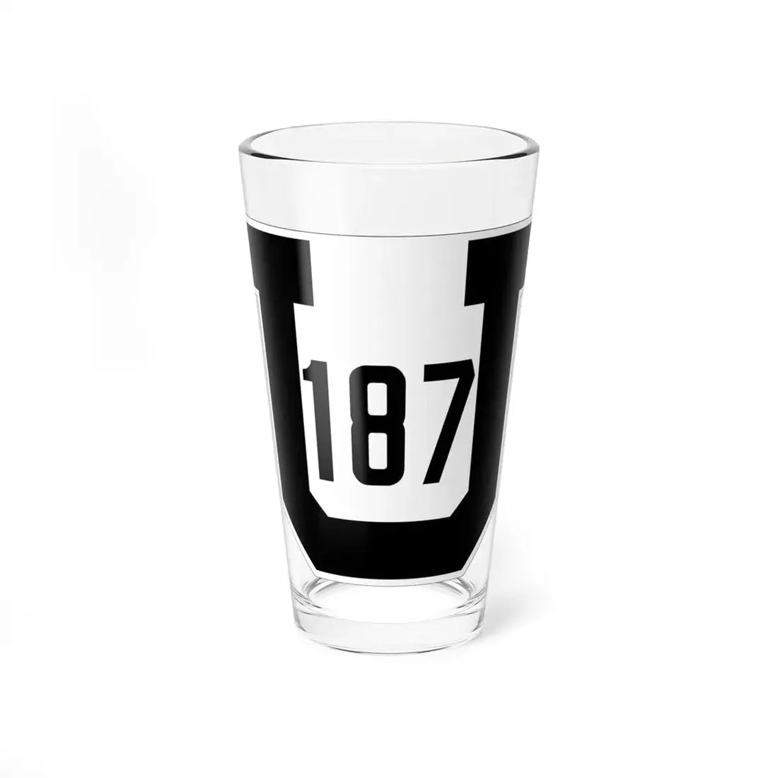 Utah 187 1926 (Utah) (Road Sign) Pint Glss 16oz 16oz - Go Mug Yourself