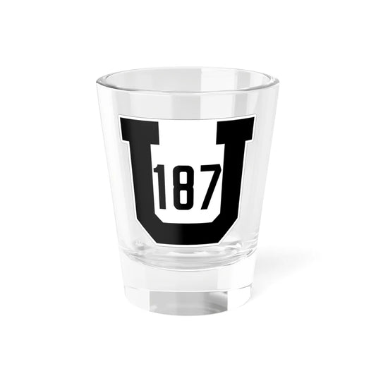 Utah 187 1926 (Utah) (Road Sign) Shot Glass 1.5oz 1.5oz - Go Mug Yourself