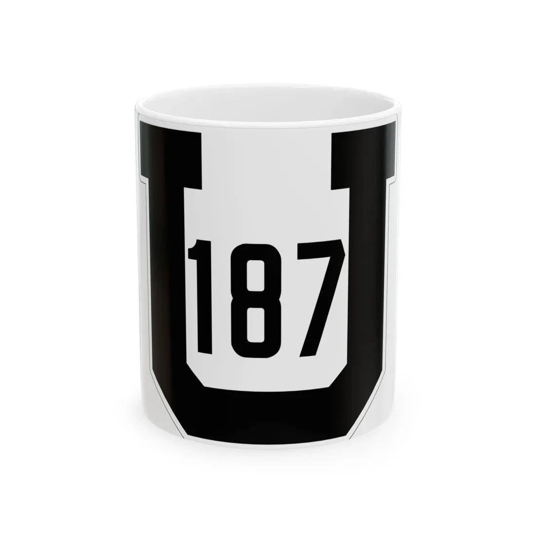 Utah 187 1926 (Utah) (Road Sign) White Coffee Mug 11oz - Go Mug Yourself