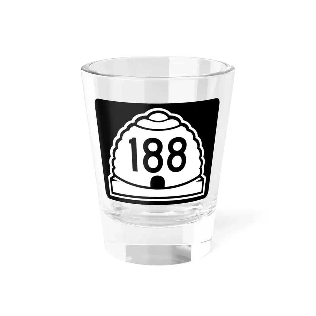 Utah 188 (Utah) (Road Sign) Shot Glass 1.5oz 1.5oz - Go Mug Yourself