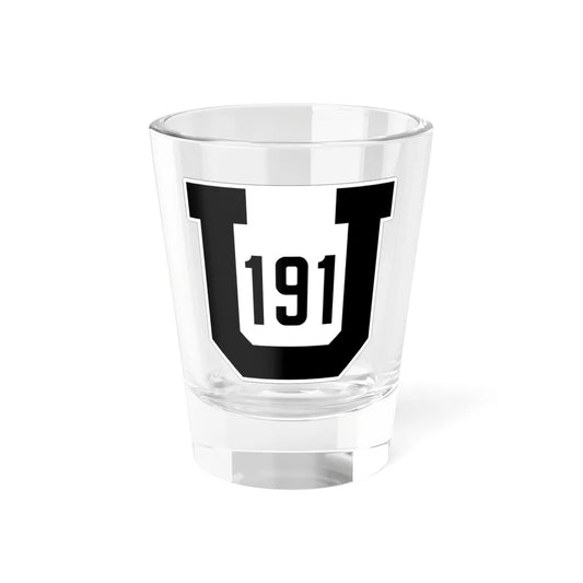 Utah 191 1926 (Utah) (Road Sign) Shot Glass 1.5oz 1.5oz - Go Mug Yourself