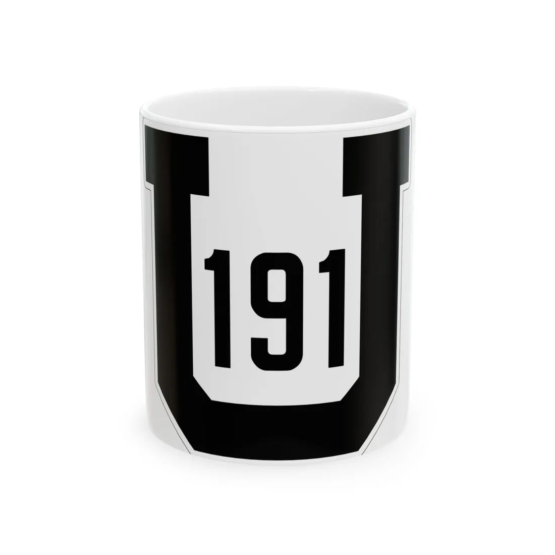 Utah 191 1926 (Utah) (Road Sign) White Coffee Mug 11oz - Go Mug Yourself