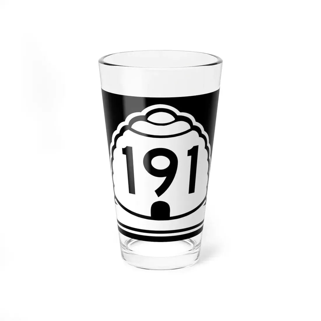 Utah 191 (Utah) (Road Sign) Pint Glss 16oz 16oz - Go Mug Yourself