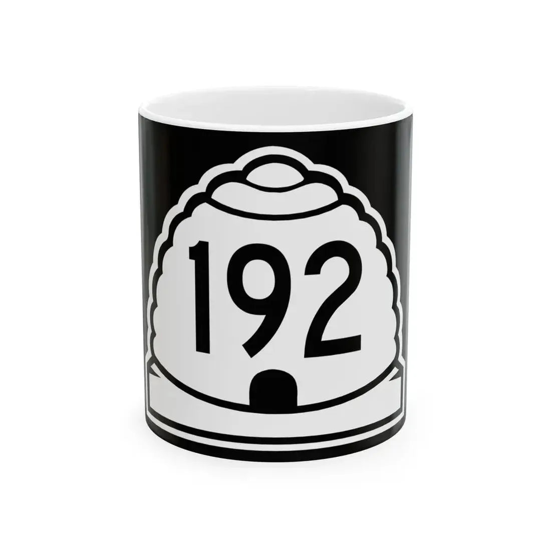 Utah 192 (Utah) (Road Sign) White Coffee Mug 11oz - Go Mug Yourself