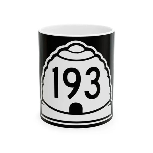 Utah 193 (Utah) (Road Sign) White Coffee Mug 11oz - Go Mug Yourself