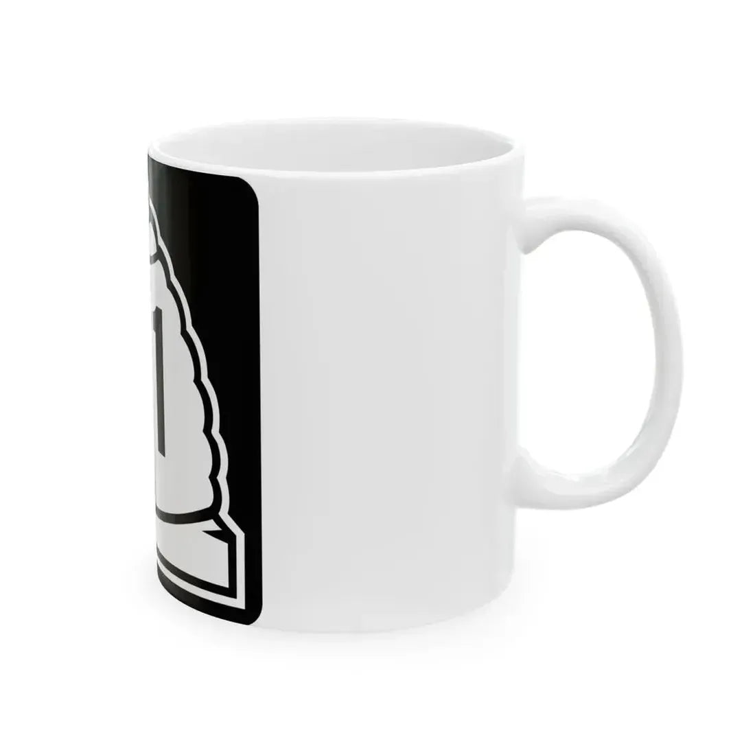 Utah 21 (Utah) (Road Sign) White Coffee Mug - Go Mug Yourself